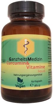 Curcumin & Vitamine liquid | 60 Kapseln